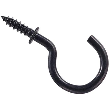 Eat-In N119-729 1 in. Black Cup Hook EA136089